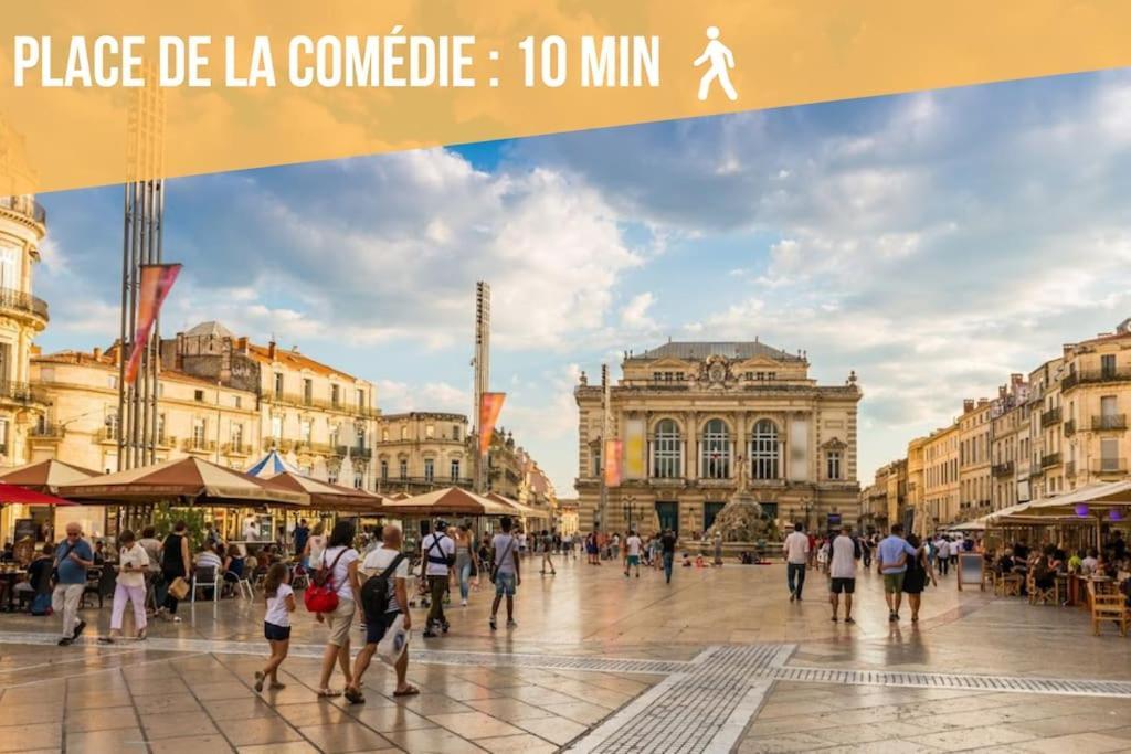 L'Ecucentre Avec Parking Inclu - 600M De La Place De La Comedie - Climatisation 몽펠리에 외부 사진